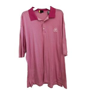 Nick Price Mens XXL Pink Golf Polo‎ Shirt Performance Cool Lux